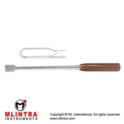 FiberGrip™ Dahmen Bone Gouge Stainless Steel, 30 cm - 12" 6 mm